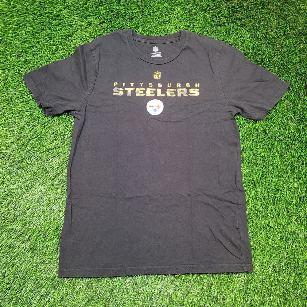 Official NFL Pittsburgh Steelers Graphic T-Shirt Mens Small (Tagged Youth XL)
